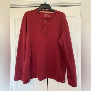 Eddie Bauer waffle thermal Henley
